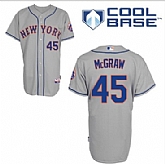 New York Mets #45 Tug McGraw Gray Road Cool Base Stitched Baseball Jersey DingZhi,baseball caps,new era cap wholesale,wholesale hats